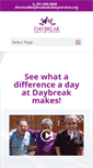 Mobile Screenshot of daybreakadultdayservices.org